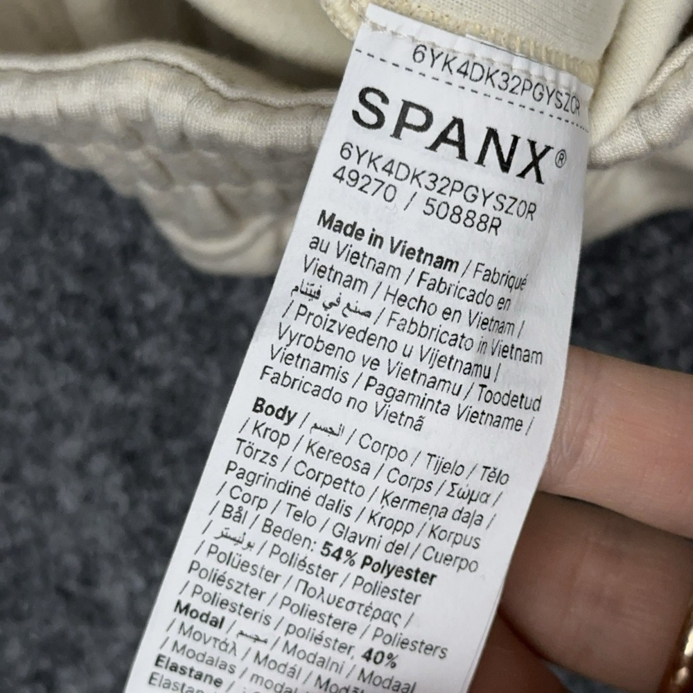 NEW SPANX AirEssentials Brushed Jogger in Heather Cream Womens Small Soft 50888R - Picture 5 of 11
